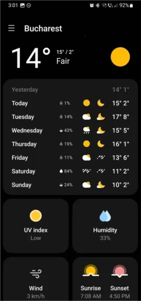 三星天气2026最新版本 三星天气2026最新版本