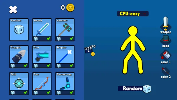 火柴人至高对决内置功能菜单 火柴人至高对决内置功能菜单